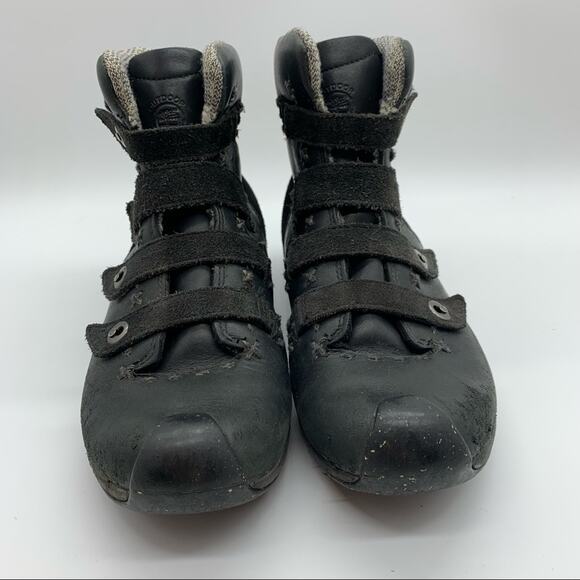 Timberland X Smartwool Vibram Hook Strap High Top Hiking Boots Black Size 6 - Picture 5 of 15